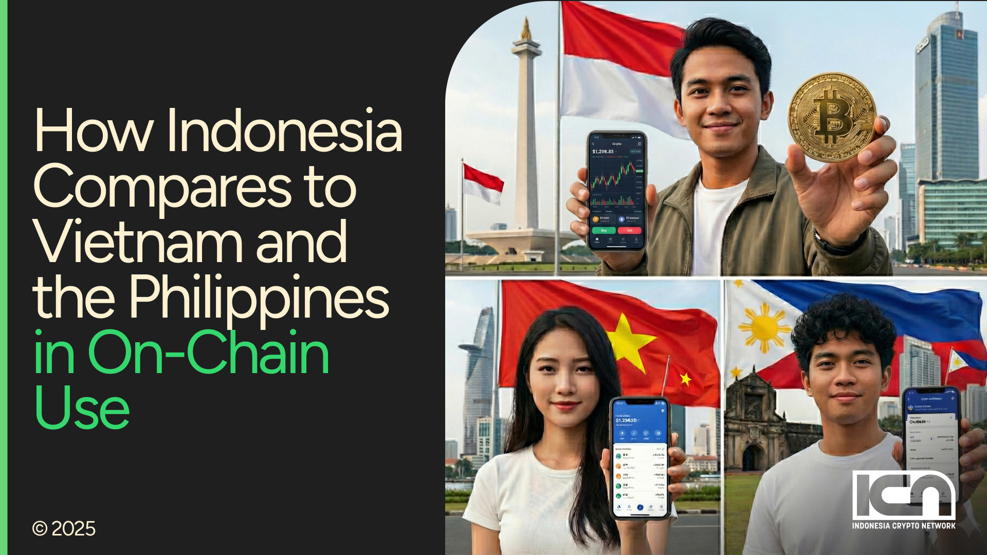 How Indonesia Compares to Vietnam and the Philippines in On-Chain Use