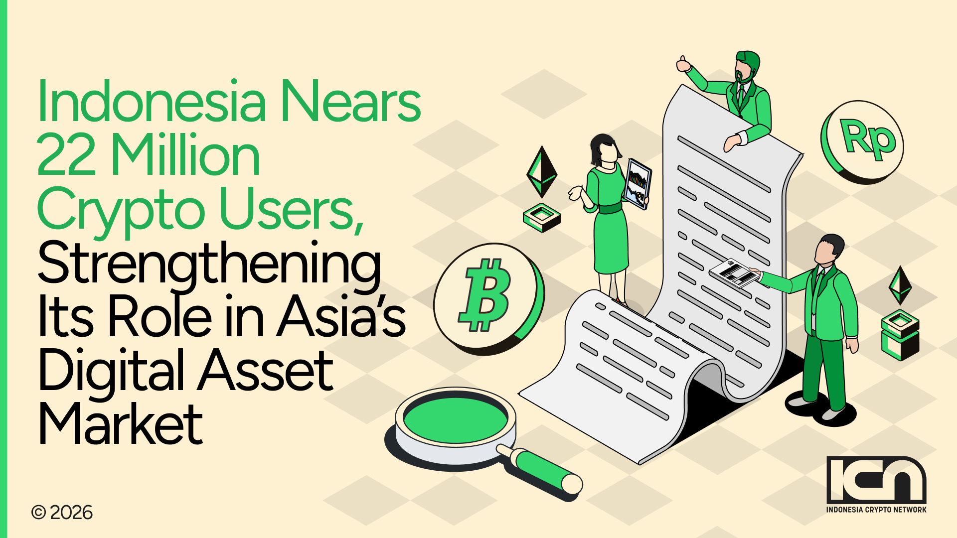Indonesia Nears 22 Million Crypto Users, Strengthening Its Role in Asia’s Digital Asset Market